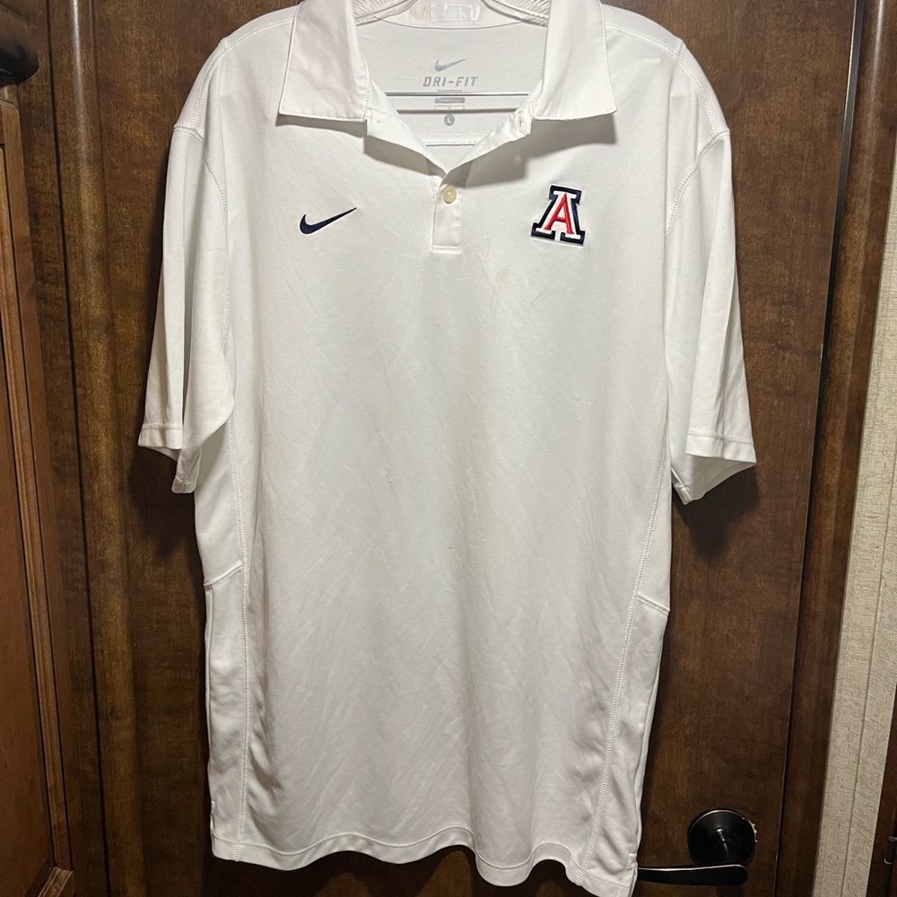 University of Arizona Wildcats Golf Polo, Team Issued, Mens size Large